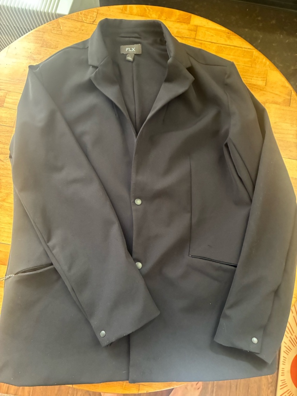 FLX Men's Black Blazer Jacket
